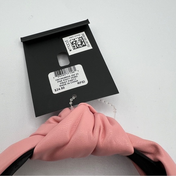Inc International Concepts Vinyl Knotted Headband in Pink NWT MSRP $25 - Picture 5 of 5